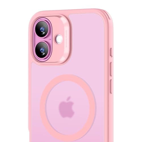 <think>

</think>

Coque ESR pour iPhone 17 Pro Max, Protection Caméra, Compatible MagSafe, Étui Militaire Antichute, Tr — Rose Givré