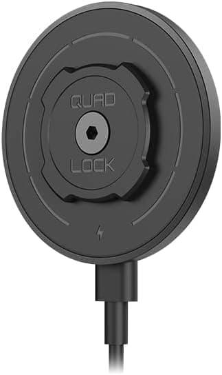 Quad Lock - Tête de charge sans fil V2 pour smartphones actifs adultes au bureau et en déplacement