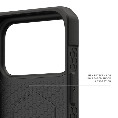 Urban Armor Gear Monarch Pro Case pour Apple iPhone 17 Pro Coque (Charge sans Fil/Magnétique, 5 Couche Protection) Noir