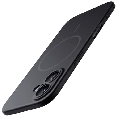 JETech Coque Magnétique Fine pour iPhone 17 6,3 Pouces Noir  
JETech Coque Magnétique Compatible MagSafe pour iPhone 17