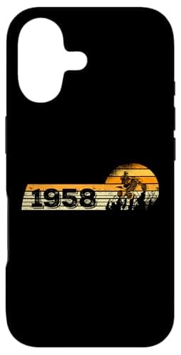 ATVs Quad-Biker Anniversaire Vintage 1958 Pour Hommes et Femmes en Camping et OutdoorActivités avec Protection iPhone 17