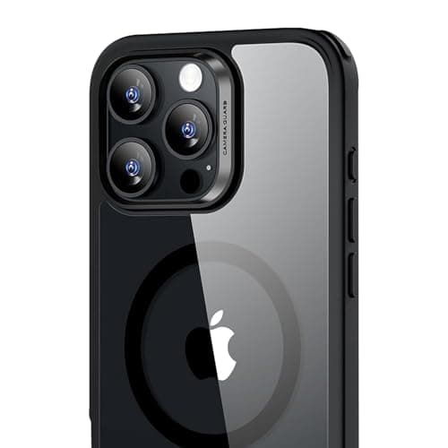 <think>

</think>

Coque ESR pour iPhone 17 Pro Max, Protection Caméra, Compatible MagSafe, Étui Militaire Antichute, Tr — Noir Transparent