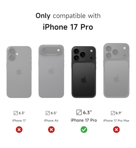 Coque magnétique SURITCH pour iPhone 17 Pro - Protection et support réglable (Bleu foncé)  
Coque magnétique SURITCH iPh