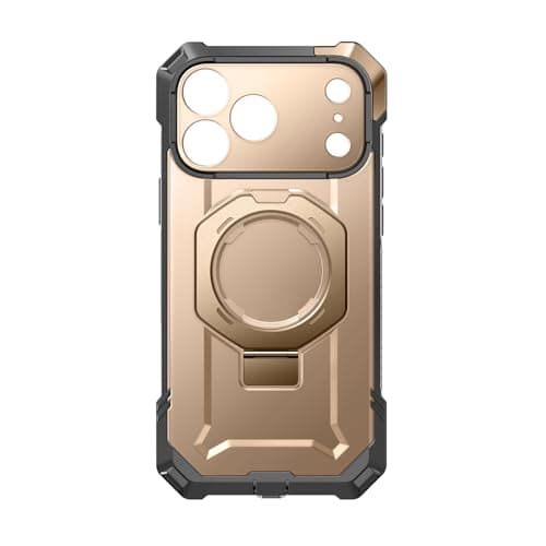 SUPCASE Coque MagSafe pour iPhone 17 Pro Max [Protection Antichute Qualité Militaire] (UB Grip) Noir — Desert