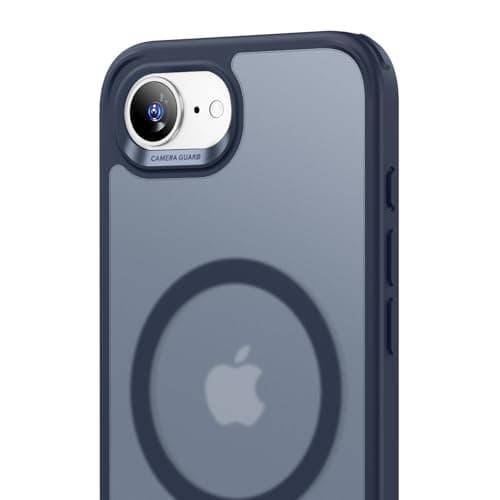 <think>

</think>

Coque ESR pour iPhone 17 Pro Max, Protection Caméra, Compatible MagSafe, Étui Militaire Antichute, Tr — Bleu Transparent