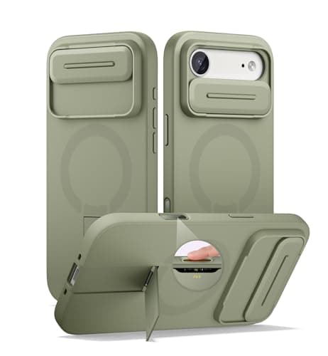 Coque magnétique SURITCH pour iPhone 17 Pro - Protection et support réglable (Bleu foncé)  
Coque magnétique SURITCH iPh — Vert