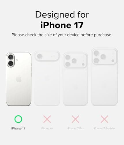 Coque Onyx Magnétique Ringke pour iPhone 17 Antidérapant Étui Souple