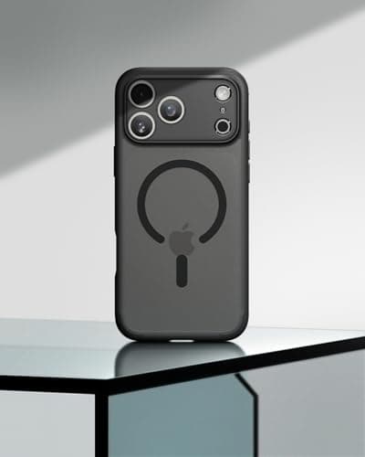 Coque Spigen DuraClear pour iPhone 17 Pro - Ultra Hybrid MagFit Frost Noir Qualité Signature