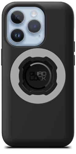 Bague Quad Lock colorée MAG Bleu -Protectrice avec étui - Idéale pour l'iPhone - Style et Sécurité — Gris