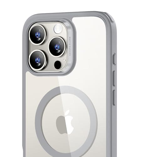 <think>

</think>

Coque ESR pour iPhone 17 Pro Max, Protection Caméra, Compatible MagSafe, Étui Militaire Antichute, Tr — Gris Transparent