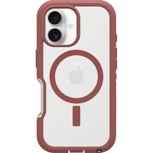 Otterbox Coque Defender Series Pro XT Clear MagSafe iPhone 17 Pro, Protection Antichoc et Anti-Chute, pour Athlètes, Bon — Transparent/Brun