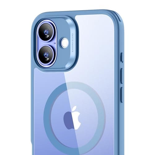 <think>

</think>

Coque ESR pour iPhone 17 Pro Max, Protection Caméra, Compatible MagSafe, Étui Militaire Antichute, Tr — Bleu transparent