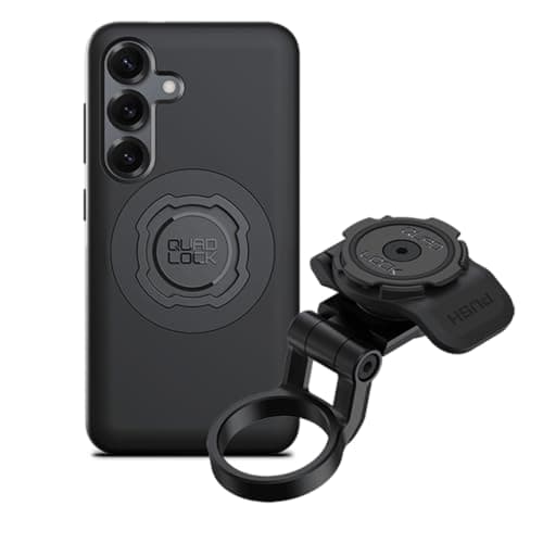 Quad Lock Kit de vélo réglable pour Galaxy S25 Magnum et support de tige