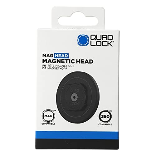 Quad Lock Tête Standard MAG pour Supports 360 - Protection en polymère dur pour appareils électroniques - Idéal pour les