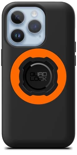 Bague Quad Lock colorée MAG Bleu -Protectrice avec étui - Idéale pour l'iPhone - Style et Sécurité — Orange