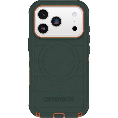 Otterbox Coque Defender Series Pro MagSafe Vert pour iPhone 17 Pro, Résistante aux Chutes, Antichoc, Ultra Robuste
