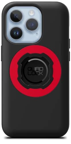 Bague Quad Lock colorée MAG Bleu -Protectrice avec étui - Idéale pour l'iPhone - Style et Sécurité — Red