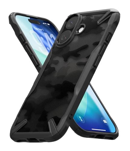 Ringke Coque Compatible avec iPhone 17 Antichoc Résistant aux Rayures Camo Black
Ringke Coque Rigide Back Souple Bumper