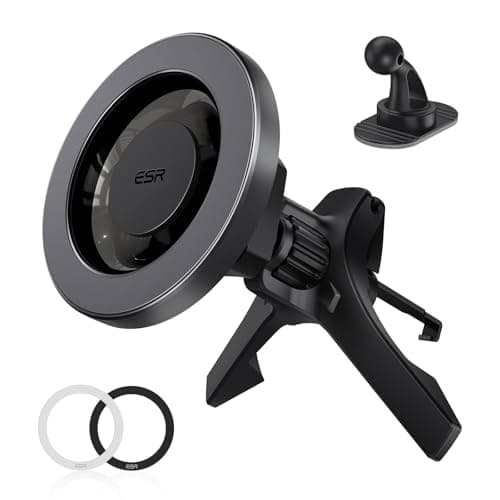 <think>
Okay, the user provided a product title for an ESR phone car mount that is magnetic and compatible with MagSafe.