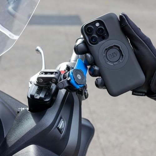 Quad Lock Supports de réservoir de Frein Moto pour iPhone et téléphones Samsung Galaxy - Protection Avancée - Motards et