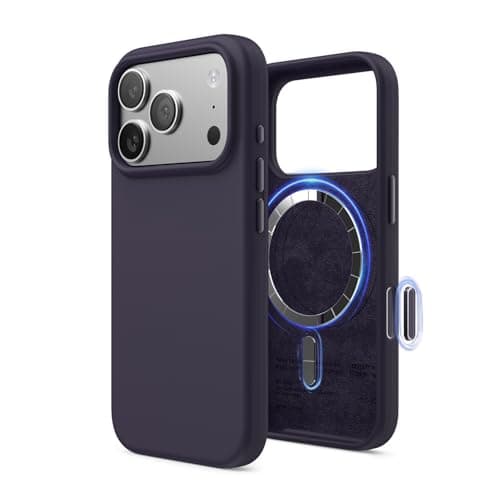 Coque magnétique en silicone elago pour iPhone 17 Pro - Antichoc et mince (Stone)  
Coque MagSafe premium en silicone el — Violet Intense