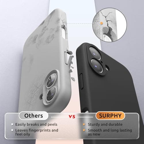 Coque Antichoc Silicone Liquide pour iPhone 17, protection complète et compatible magnétisme, Noir GRS