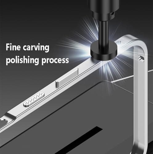 Teroxa Coque de protection antichoc pour iPhone 17 Pro Max, cadre en alliage d'aluminium aéronautique résistant aux choc