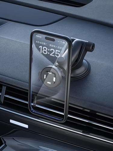sincetop Voiture Téléphone Support 3-en-1 - Pare-Brise, Tableau de Bord et Bureau – Angle Réglable 360° – Fixation Rapid