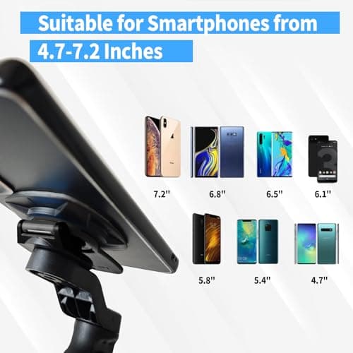 Support universel de téléphone pour guidon de vélo et moto - Amovible, Rotatif à 360°, Compatible Trottinette Quad Scoot
