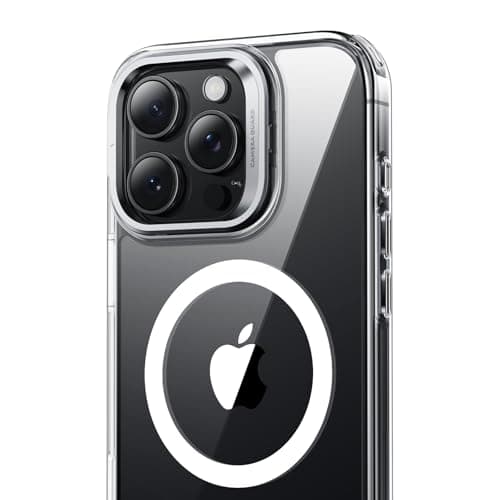 ESR Coque Transparente pour iPhone 17, Protection Commande de la Caméra et Compatible MagSafe, Idéale pour Hommes et Fem — A-Transparent(with Button)