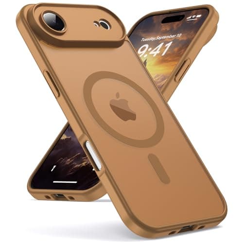 Oududianzi Coque iPhone 17 Pro Max MagSafe Bleu Global Recycled Standard — Café Brown