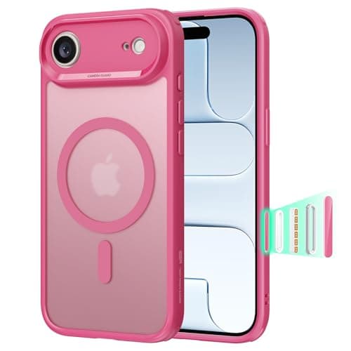 <think>

</think>

Coque ESR pour iPhone 17 Pro Max, Protection Caméra, Compatible MagSafe, Étui Militaire Antichute, Tr — B-Rose Givré(with Button)