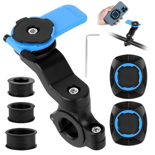 Support Téléphone Universel pour Guidon de Moto,Vélo – Compatible smartphones 4,7 à 7,2" (Mount universel pour smartphon