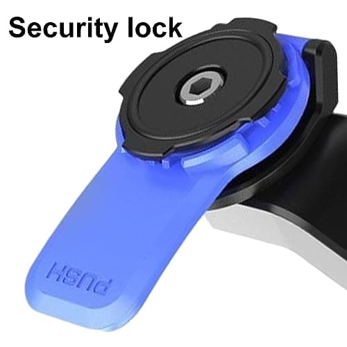 Kisbeibi Support de téléphone rotatif à 360° pour moto, universel, pour la plupart des GPS et smartphones de 4,7 à 7,2 p