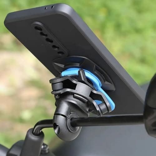 Lumi Zenva Adaptateur Universel Compatible Quad Lock pour Smartphone - Fixation Rapide sur Moto/Vélo/Voiture - Résistant