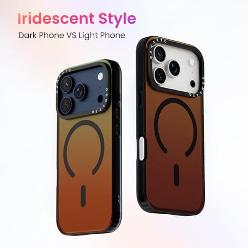 Coque Magnétique ORNARTO pour iPhone 17 Pro 6,3" MagSafe Iridescente Recyclée Global Recycled Standard