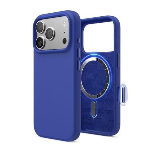 Coque magnétique en silicone elago pour iPhone 17 Pro - Antichoc et mince (Stone)  
Coque MagSafe premium en silicone el — Bleu Cobalt