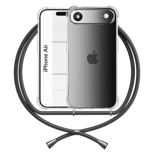 Coque iPhone 17 Pro Max Transparente Anti Jaune Gris Blanc Coin Renforcé TPU Shockproof — black
