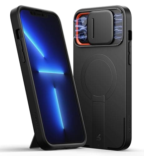Coque magnétique SURITCH pour iPhone 17 Pro - Protection et support réglable (Bleu foncé)  
Coque magnétique SURITCH iPh — Noir