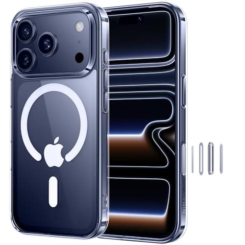 NIMASO Coque Transparente pour iPhone 17 Pro | Protection Antichoc Militaire & MagSafe Compatible | Anti-Jaunissement &