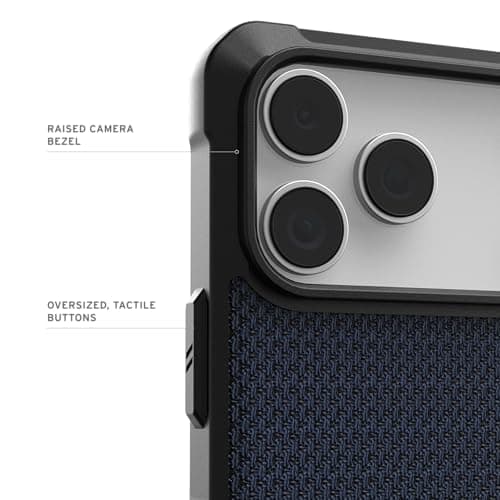 Urban Armor Gear Coque iPhone 17 Pro Max Kevlar Protection Militaire (Compatibilité Qi + Magnétique) Étui Résistant USB-