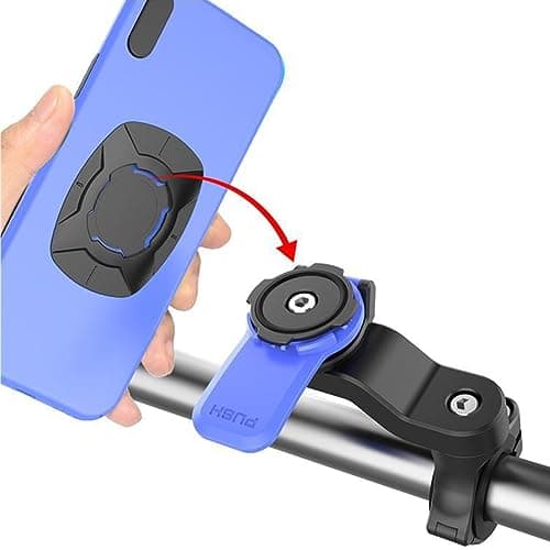 Kisbeibi Support de téléphone rotatif à 360° pour moto, universel, pour la plupart des GPS et smartphones de 4,7 à 7,2 p