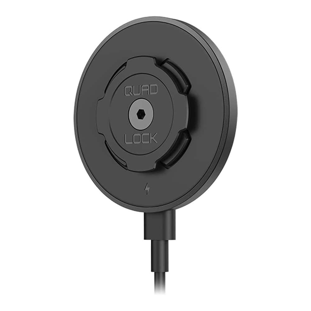 Titre SEO optimisé : Quad Lock sans Fil pour Support de Voiture et Bureau - Tête de Chargement Noir