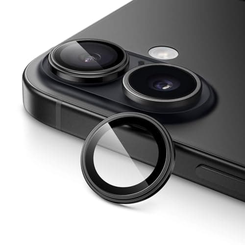 JETech Protecteur d'Objectif de Caméra pour iPhone 17 - Protection Visible, Ajustement Exact 1:1, Coque d'Essaim Métalli