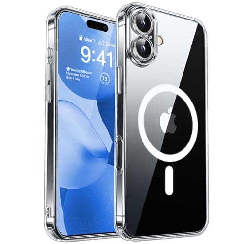 COQUE MAGNETIQUE CANSHN POUR IPHONE 17 PROTECTION COMPLÈTE MAGSAFE CAMÉRA BLANC TRANSPARENT RÉCUPÉRÉ GRS RCS Blended GRS
