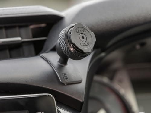 Quad Lock Support Téléphone Voiture pour Conducteur avec Fonction Obsolète-Preventive,pour Conducteurs Actifs,à Utiliser