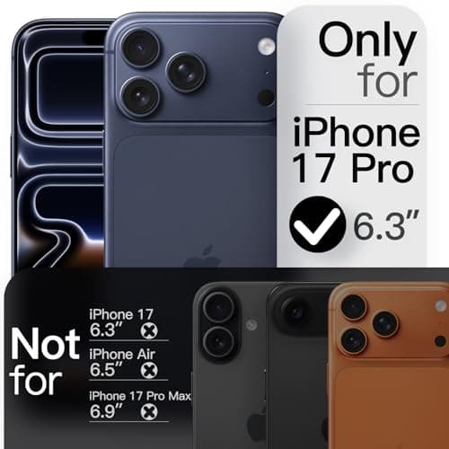 JETech Coque Magnétique Fine pour iPhone 17 Pro 6,3 Pouces Noir  
JETech Coque Magnétique Fine pour iPhone 17 Pro 6,3 Po