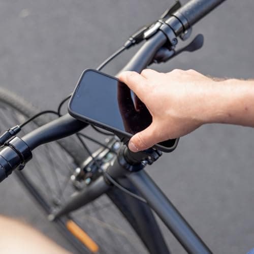 Quad Lock Potence/Guidon Support de Téléphone pour VéloCompatible Avec Coque iPhone 16 Pro Max - Kit Magnétique