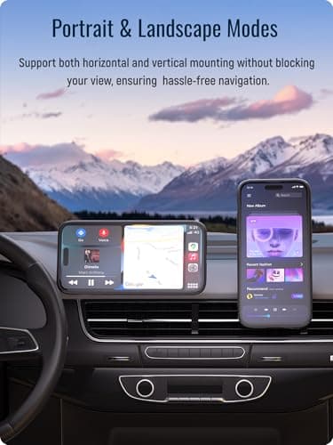 Sincetop Voiture Téléphone Support [Série Q Quad] - Fixation Rapide, Rotation 360°, pour Tableau de Bord - Compatible av