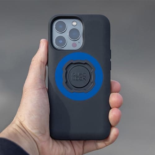 Bague Quad Lock colorée MAG Bleu -Protectrice avec étui - Idéale pour l'iPhone - Style et Sécurité